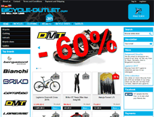 Tablet Screenshot of bicycle-outlet.com